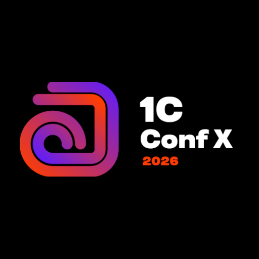 Логотип «1C Conf X 2026»
